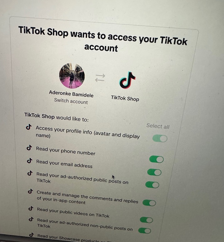 tiktok shop